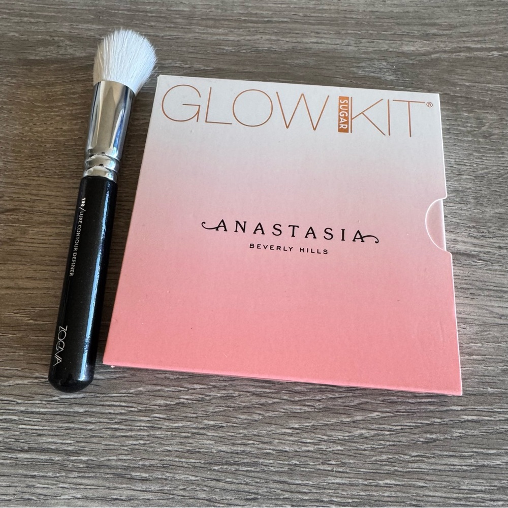 Anastasia BEVERLY HILLS GLOW SUGAR KIT / METALLIC POWDER HIGHLIGHTERS + brush - Picture 3 of 5